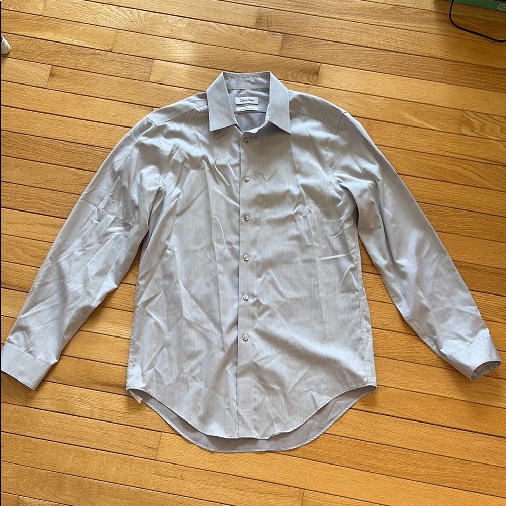Men’s Calvin Klein Slim Fit Performance Button-Up Shirt